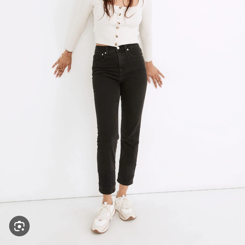 Madewell Black Classic Straight Jean - Size 26